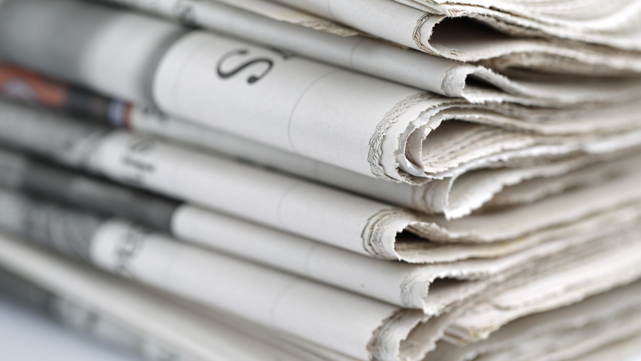 Zeitungsstapel