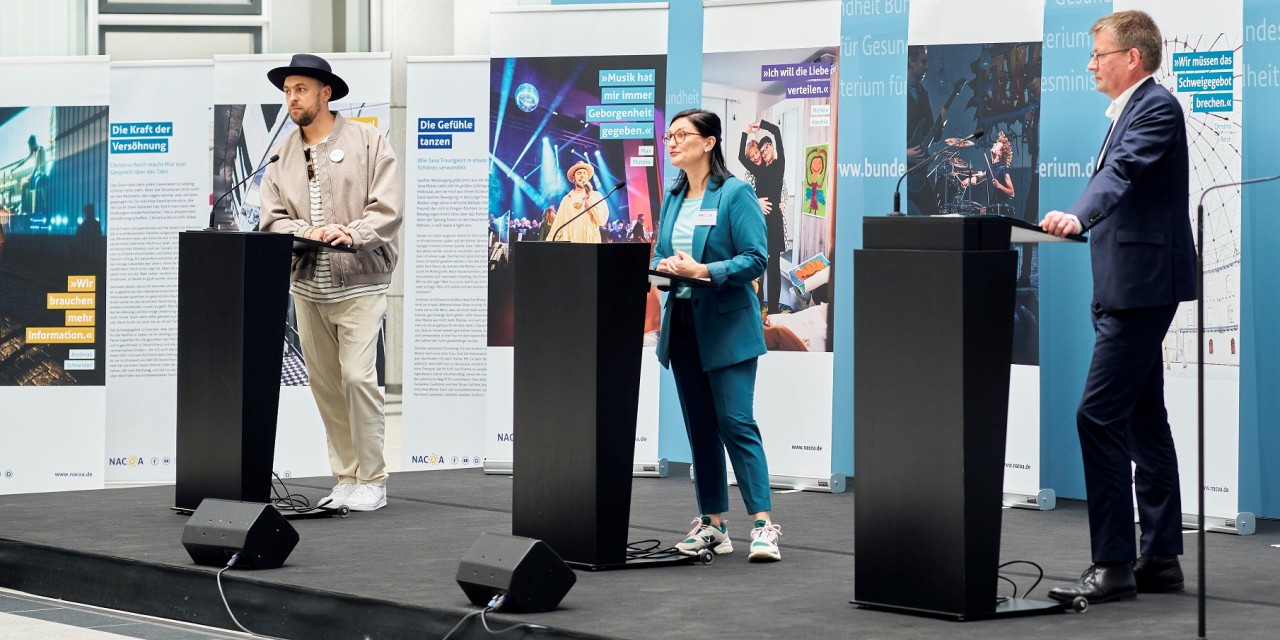 Presekonferenz zum Auftakt der COA-Aktionswoche 2024. Foto: NACOA Deutschland/Hauke Dressler